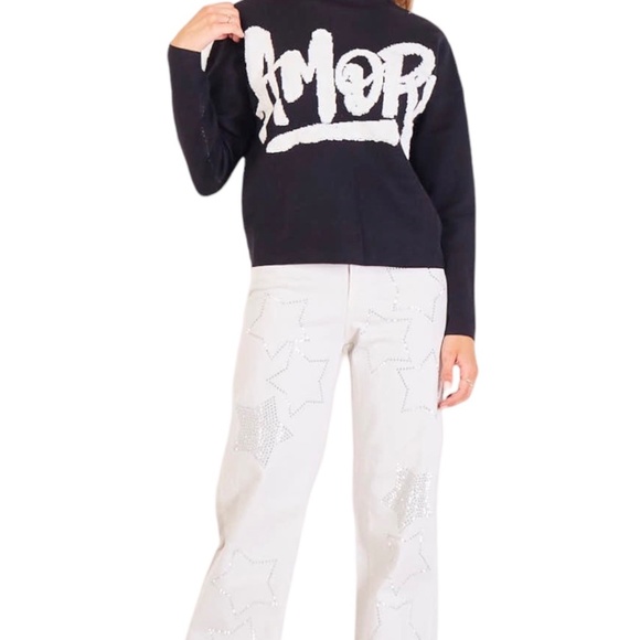 Womens Sweaters Pullover Crewneck Long Sleeve Jumper Tops Casual Sweatshirts - Picture 3 of 8